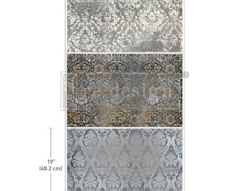 New! Antique Elegance Decoupage Paper for Furniture | Redesign with Prima | 3 Pack Decoupage Tissue Paper | Limited Edition