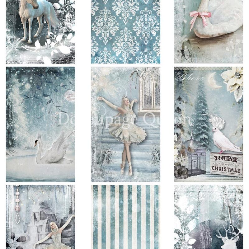 Winter Rice Paper - Etsy