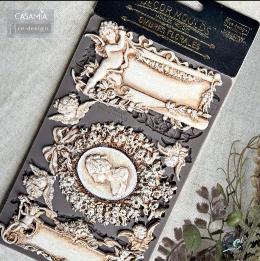 Redesign With Prima Ombres Florales Silicone Molds | Resin Mold