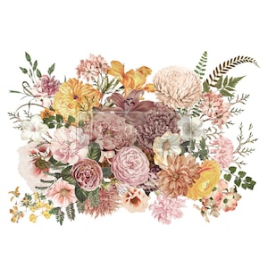 WOODLAND FLORAL Rub on Transfers for Furniture | Redesign with Prima Transfers | Furniture Decals