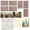 New! EASTER CRAFTS BUNDLE | Silicone Molds, Decoupage Paper, Furniture Transfers | Redesign with Prima | 12 Pieces