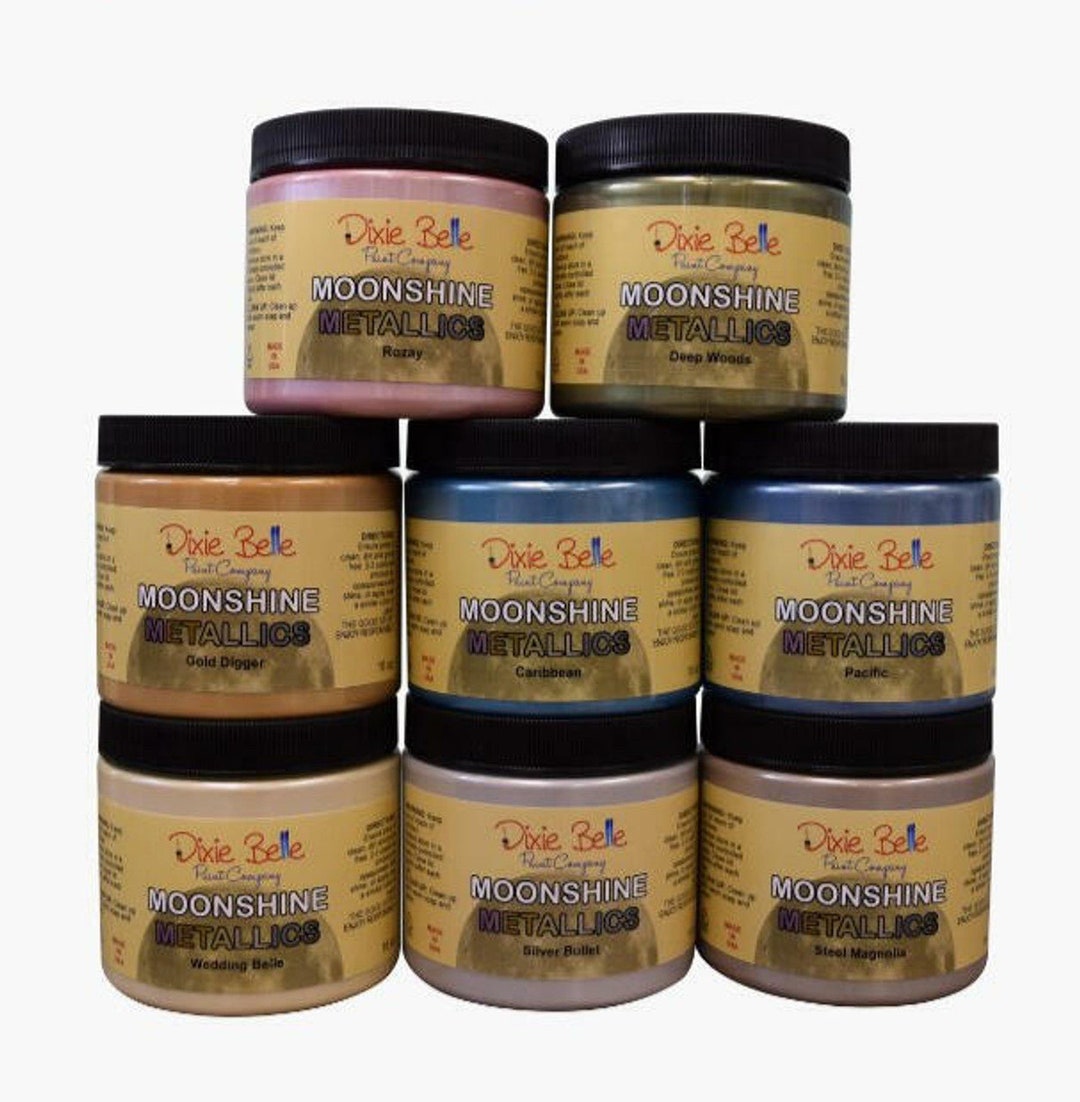 Metallic Paint, Dixie Belle Paint, Moonshine Metallics, All Colors