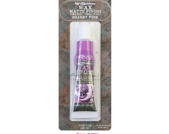 SHABBY PINK WAX, Art Alchemy Matte Wax by Finnabair, 0.68oz, Prima Marketing