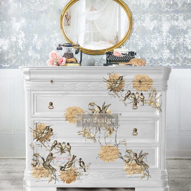 VINTAGE RUSTIC by redesign with Prima rub on transfer, furniture deca…