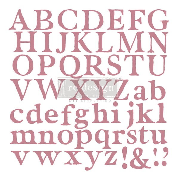 Clear Alphabet Stamps Etsy