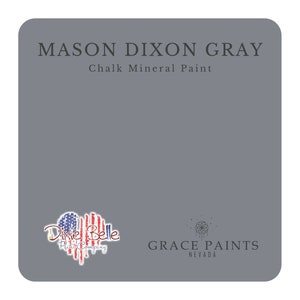 Dixie Belle Paint Chalk Mineral Paint - Mason Dixon Gray