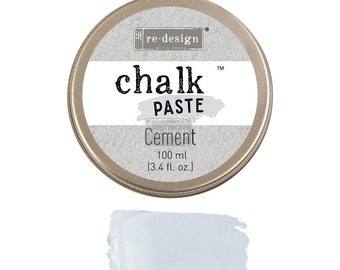 CEMENT Chalk Paste, Redesign with Prima 3.4 fl. oz, Stencil paste, Mixed Media Paste, 635367