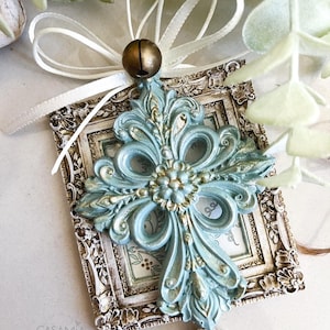 Silicone Resin Mold HOLY HARMONY | Redesign with Prima | Christian Crosses Mould 9" x 6"