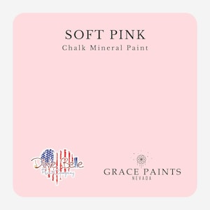 Chalk Mineral Paint - Soft Pink - Dixie Belle Paint - All Sizes