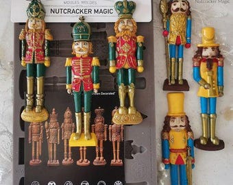 New! Silicone Molds for Resin NUTCRACKER MAGIC || Redesign with Prima Moulds || Christmas Moulds Limited Edition