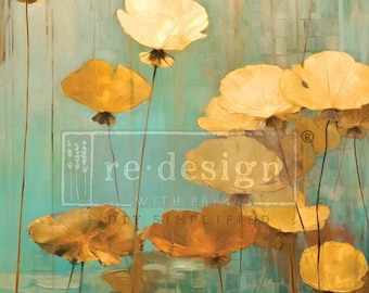 Decoupage Paper for Furniture Eternal Lotus || Redesign with Prima Decoupage Papers || Floral Decoupage