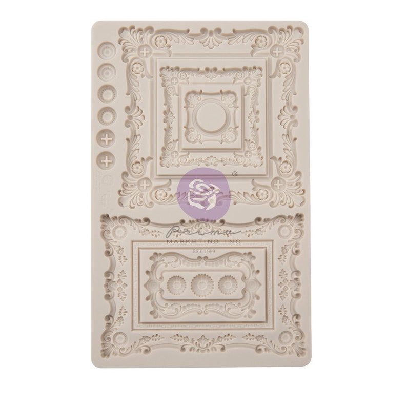 Silicone Mold, BAROQUE FRAMES, FINNABAIR, Silicone Molds, Resin Molds, Steampunk Molds, Polymer Clay Molds