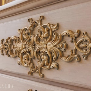 Furniture Appliques VINTAGE INLAY || Redesign with Prima Decor Poly || Flexible Bendable Moulding