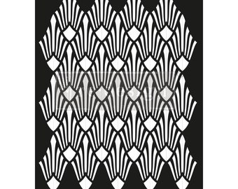 SUN LIT DIAMONDS Stencil || Redesign with Prima Stencil || Decor Stencil || Large Stencil for Walls Floors Furniture