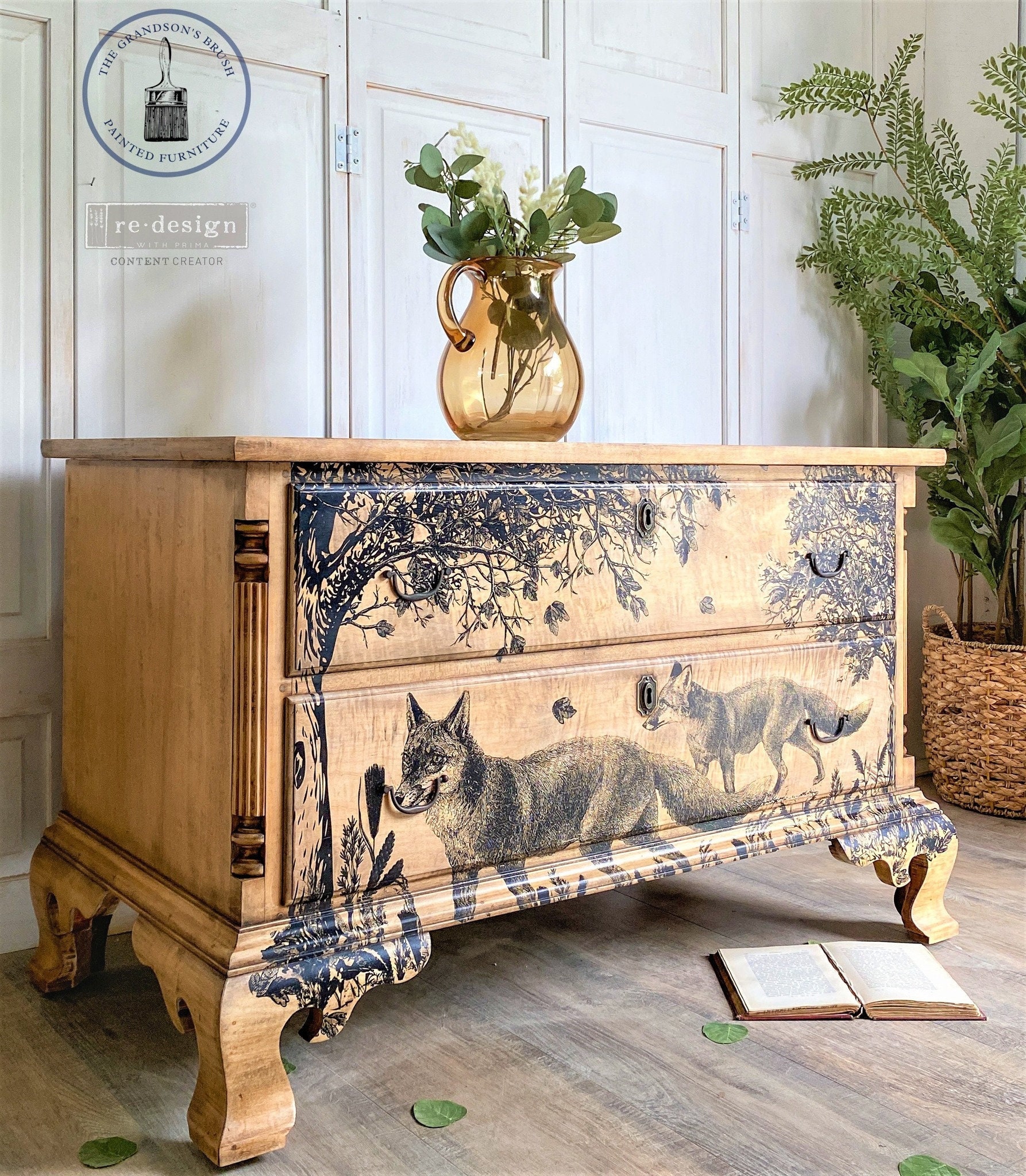 Rub on Transfers for Furniture Redesign With Prima No Water Etsy