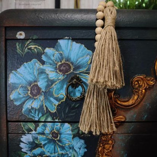 Rub on Transfers for Furniture Floral Etsy