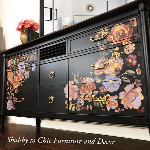 Rub on Furniture Transfers Redesign With Prima ROSE Etsy