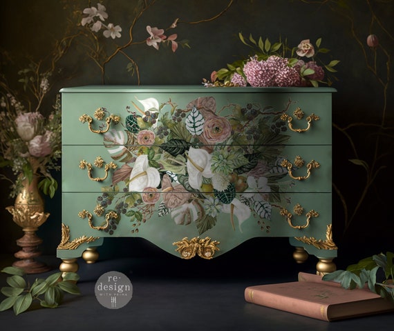 Rub on Furniture Transfers LIFE in FULL BLOOM Redesign With 