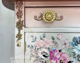 Rub on Transfers for Furniture FUCHSIA SUNSET | Redesign with Prima Transfers | Decals for Furniture