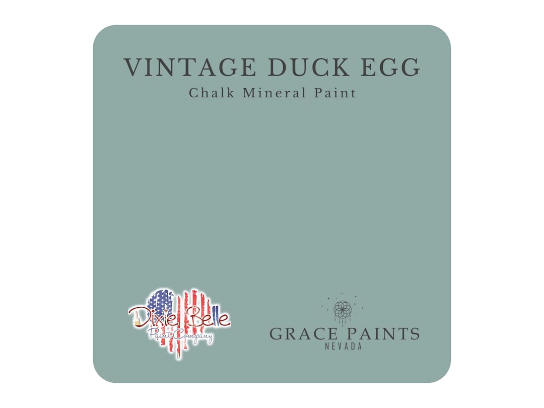 Dixie Belle Paint Chalk Mineral Paint Vintage Duck Egg Etsy