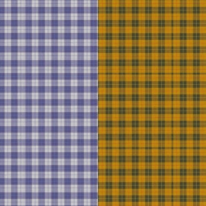 Decoupage Tissue Papers Fall Tartan | Roycycled Decoupage Papers | Roycycled Treasures | Blue Tan Checked