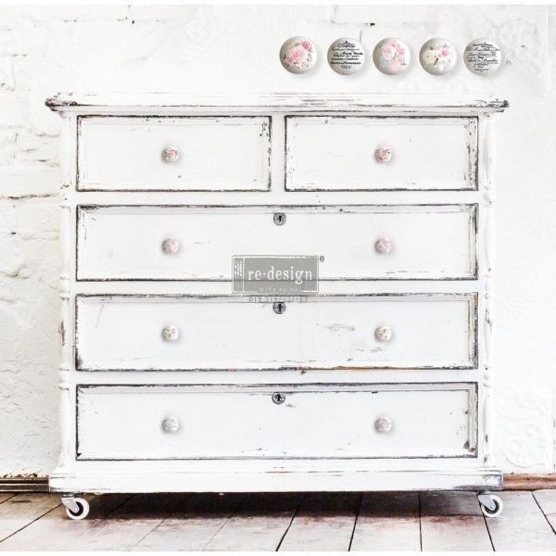 Rub on Transfers for Drawer Knobs SWEET SPRING RETIRED Etsy