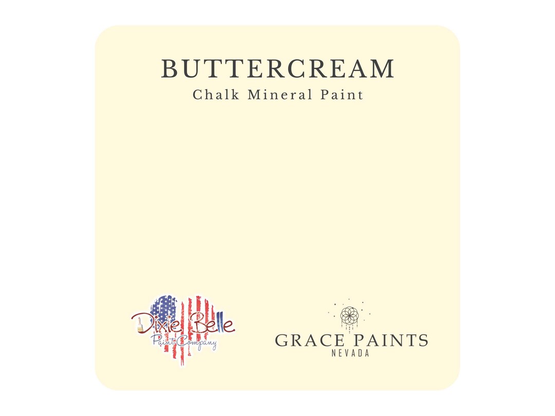 Dixie Belle Paint Chalk Mineral Paint Buttercream Etsy