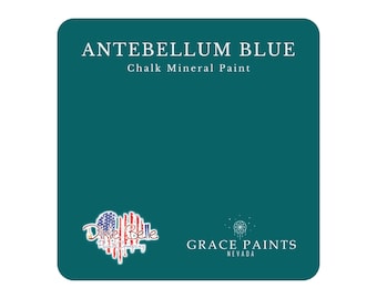 Dixie Belle Paint Chalk Mineral Paint in ANTEBELLUM BLUE - Furniture Cabinet Paint in All Sizes