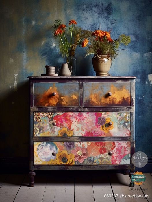 Decoupage Papers ABSTRACT BEAUTY | Redesign With Prima Decoupage ...