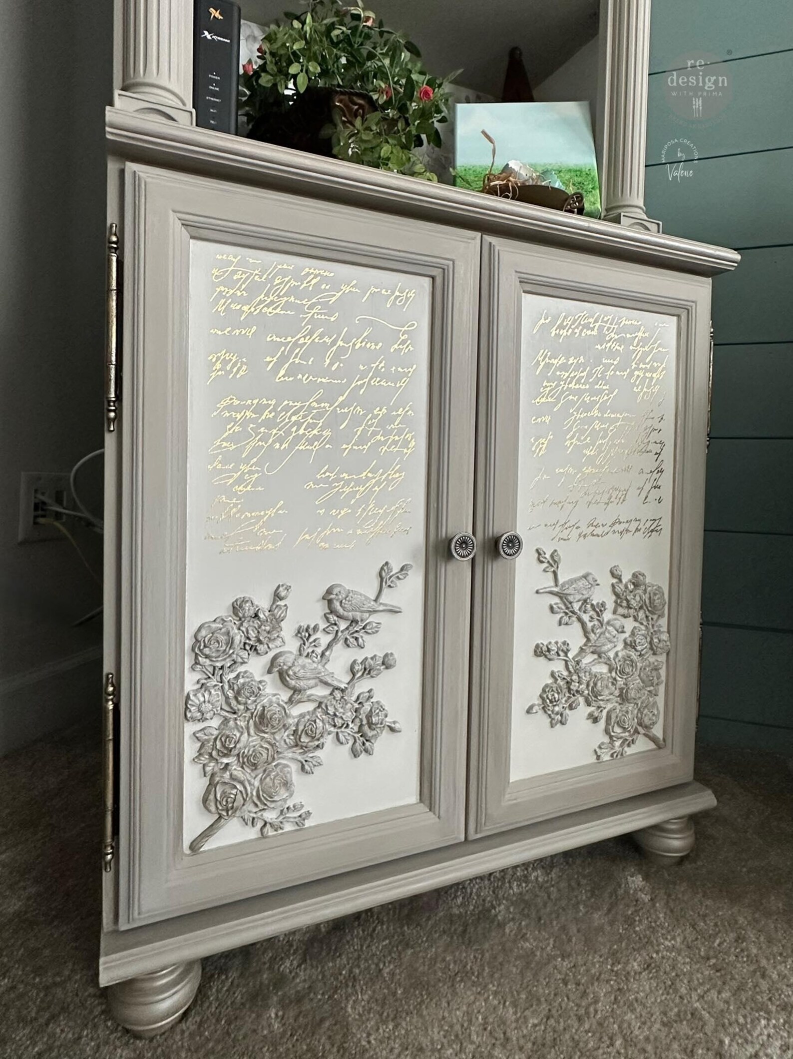Miniatures Script Transfer Rub on Transfers SHIMMERING SCRIPT for Furniture || Redesign With Prima ...