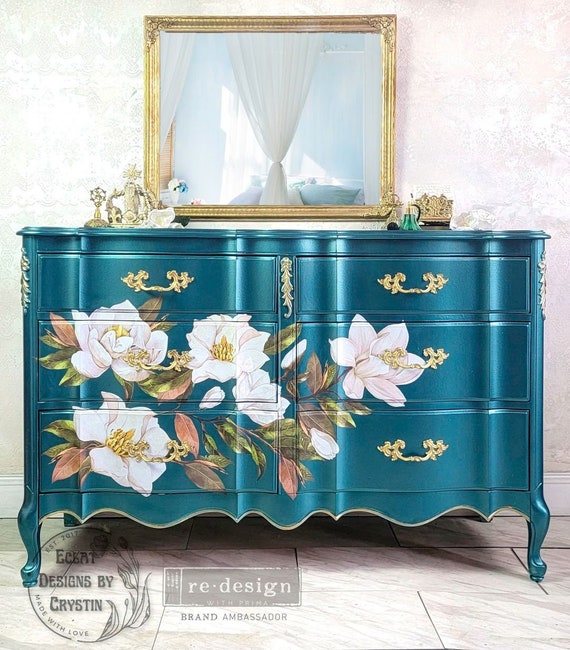 Rub on Transfers for Furniture, FLOWER COLLECTOR, Redesign With Prima  Transfers, Furniture Decals, DISCONTINUED Design 