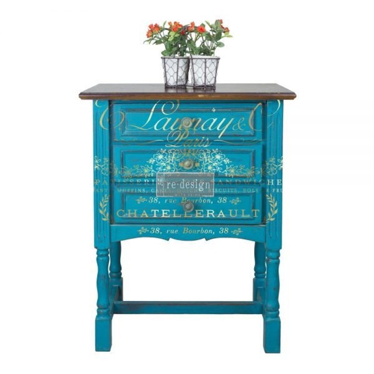 Rub on Furniture Transfers Somewhere in France Furniture Etsy