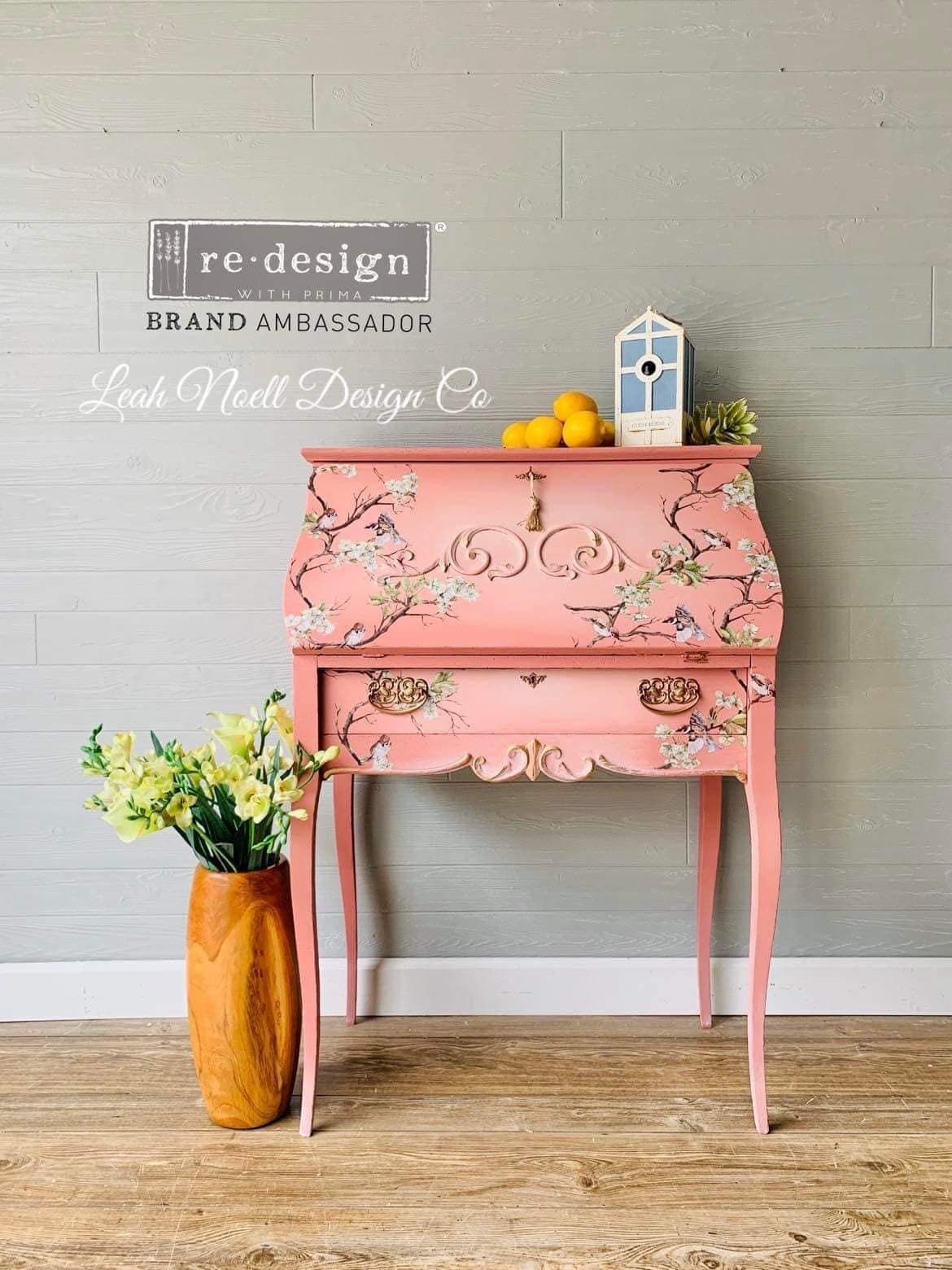 Rub on Transfers for Furniture Redesign With Prima Transfers Etsy