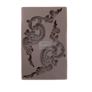 Silicone Molds for Resin ITALIAN VILLA SCROLLS | Redesign with Prima | Baking Fondant Cakes Food Safe | Polymer Clay Molds