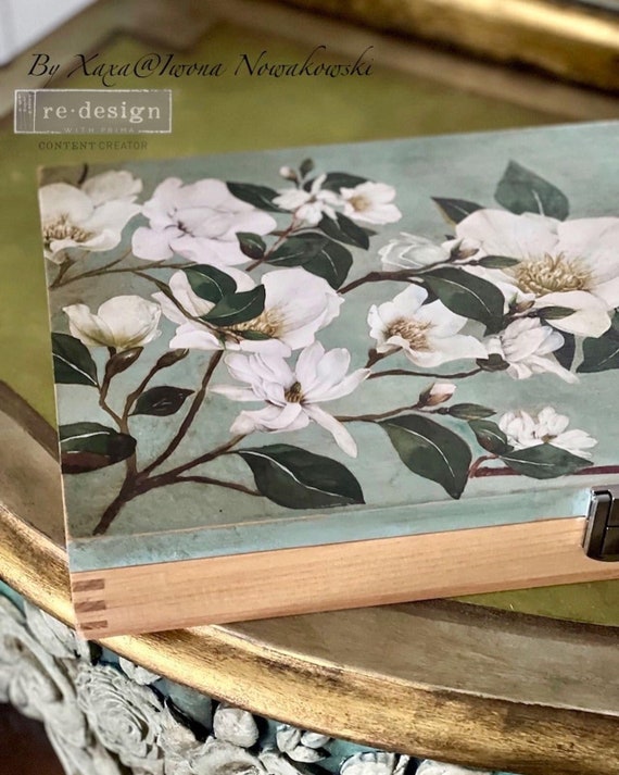 Dried Wildflowers - Small Furniture Transfer - ReDesign with Prima