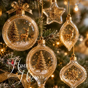 NOEL ELEGANCE Baubles Silicone Molds for Christmas Crafts | Redesign with Prima Décor Mould