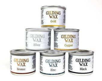 GILDING WAX by Dixie Belle Paint, All Colors, Gold, Silver, Bronze, Black, Copper, Zinc