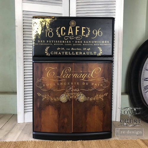 Rub on Furniture Transfers SOMEWHERE IN FRANCE Redesign With Etsy