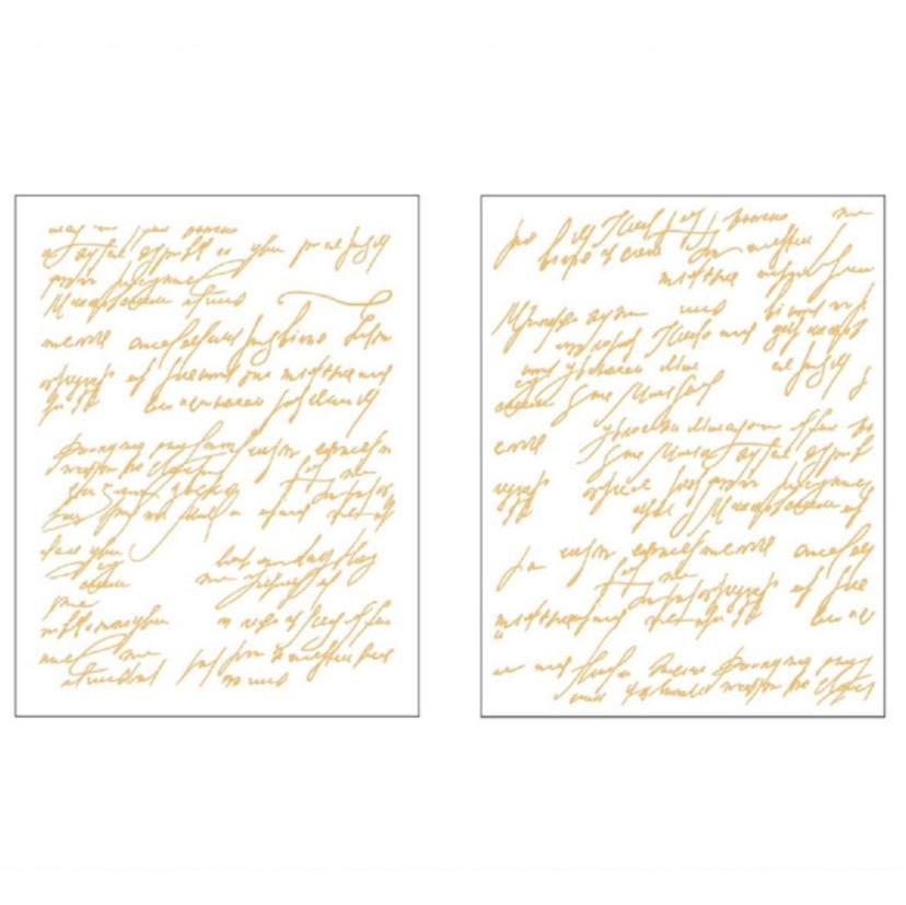 Miniatures Script Transfer Rub on Transfers SHIMMERING SCRIPT for Furniture || Redesign With Prima ...