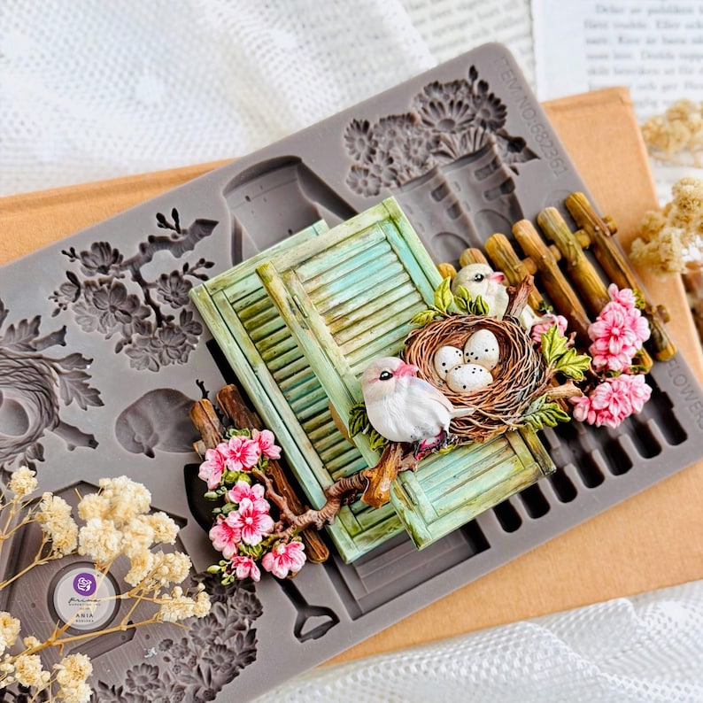 New! Silicone Molds for Resin SPRING TALES || Redesign With Prima ...