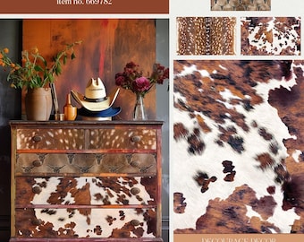 New! Large Decoupage Paper for Furniture RANCH ROAMERS