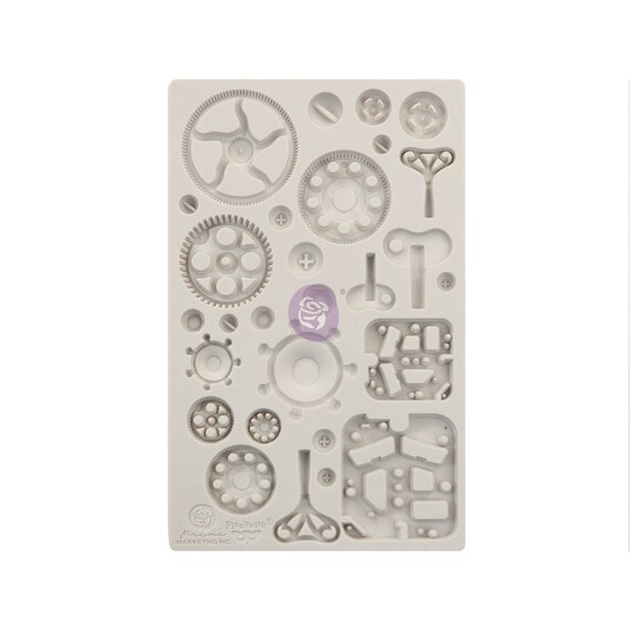 Wheels Cogs Industrial *Food Safe* Silicone Candy mould Fondant Mould LARGE GEARS mould Finnabair Imaginarium NEW Embellishments