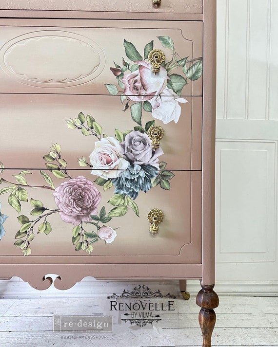 How to apply a Re Design By Prima Transfer / Decal To Furniture – Shabby  Nook