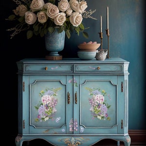 Wild Amorous ·  Rub on Transfers for Furniture Floral · Redesign with Prima · Middy Transfers · 3 Sheets (Distinct Designs)