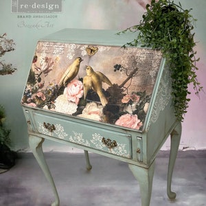 New! Decoupage Paper for Furniture ROMANCE IN BLOOM || Redesign with Prima Decoupage || 3 Sheets Per Order || Limited Edition