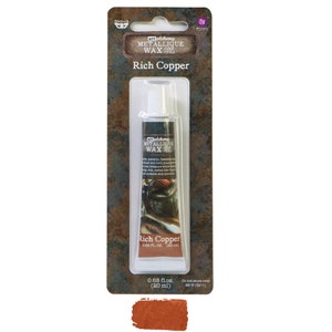 RICH COPPER Metallique Art Alchemy Wax by Finnabair, Prima Marketing decor and furniture wax