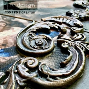 Silicone Moulds LILIAN SCROLLS | Redesign with Prima | CeCe Restyled | Resin Molds Polymer Clay Molds , Furniture Appliques,