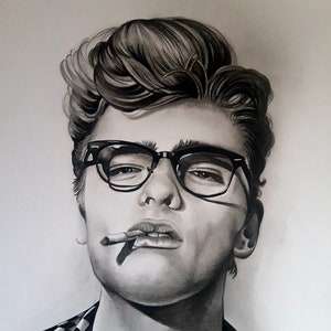 Portrait of James Dean