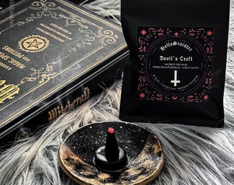 Charcoal Incense Cones - Pumpkin & Clove - Top-Flow - Devils Croft - 1 Inch - 10, 20, 40 Pack