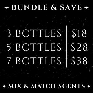 Body oil sample bundle deal – 3 for $18, 5 for $28 or 7 for $38 – mix and match scents in 10ml dropper bottles by HellaSinister